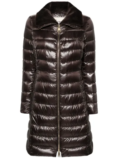 Herno faux-fur collar puffer coat