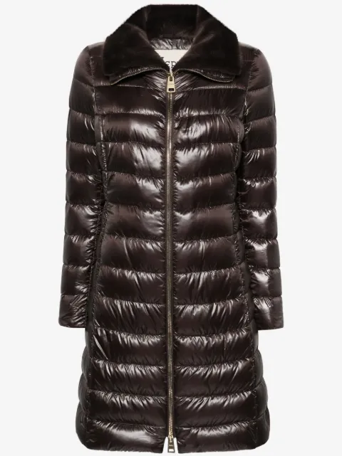 Herno faux-fur collar puffer coat