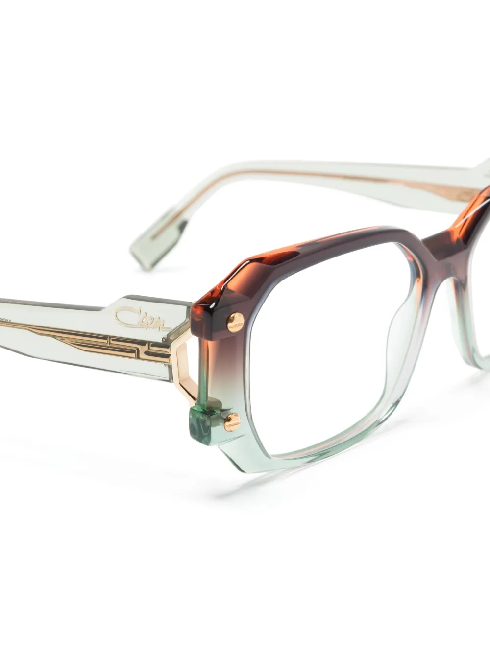Cazal Mod 5006 bril met vierkant montuur Groen