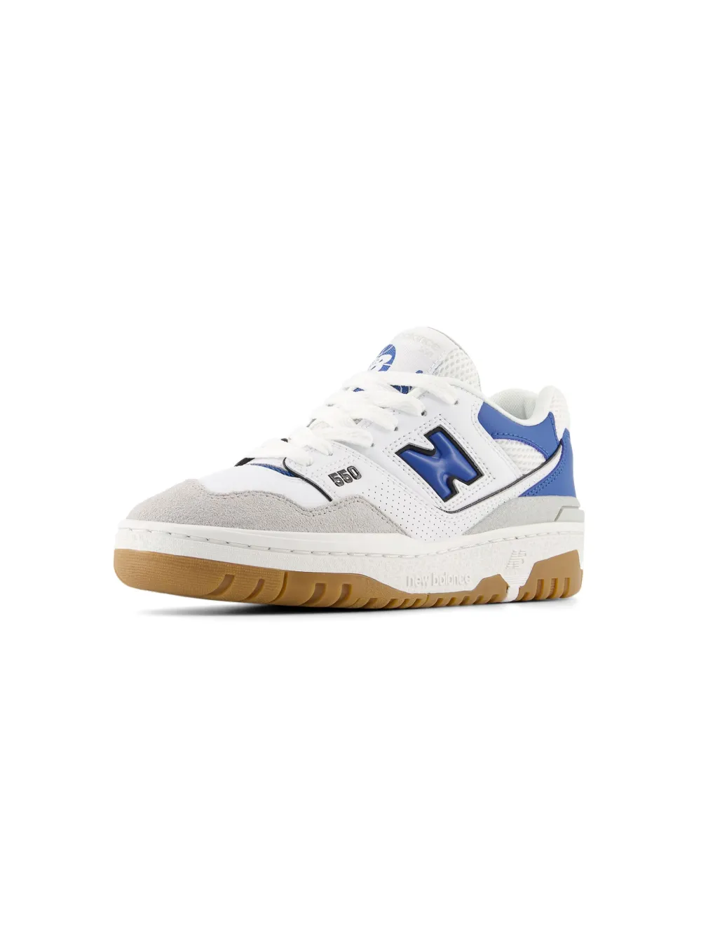 New Balance Kids 550 leren sneakers Wit