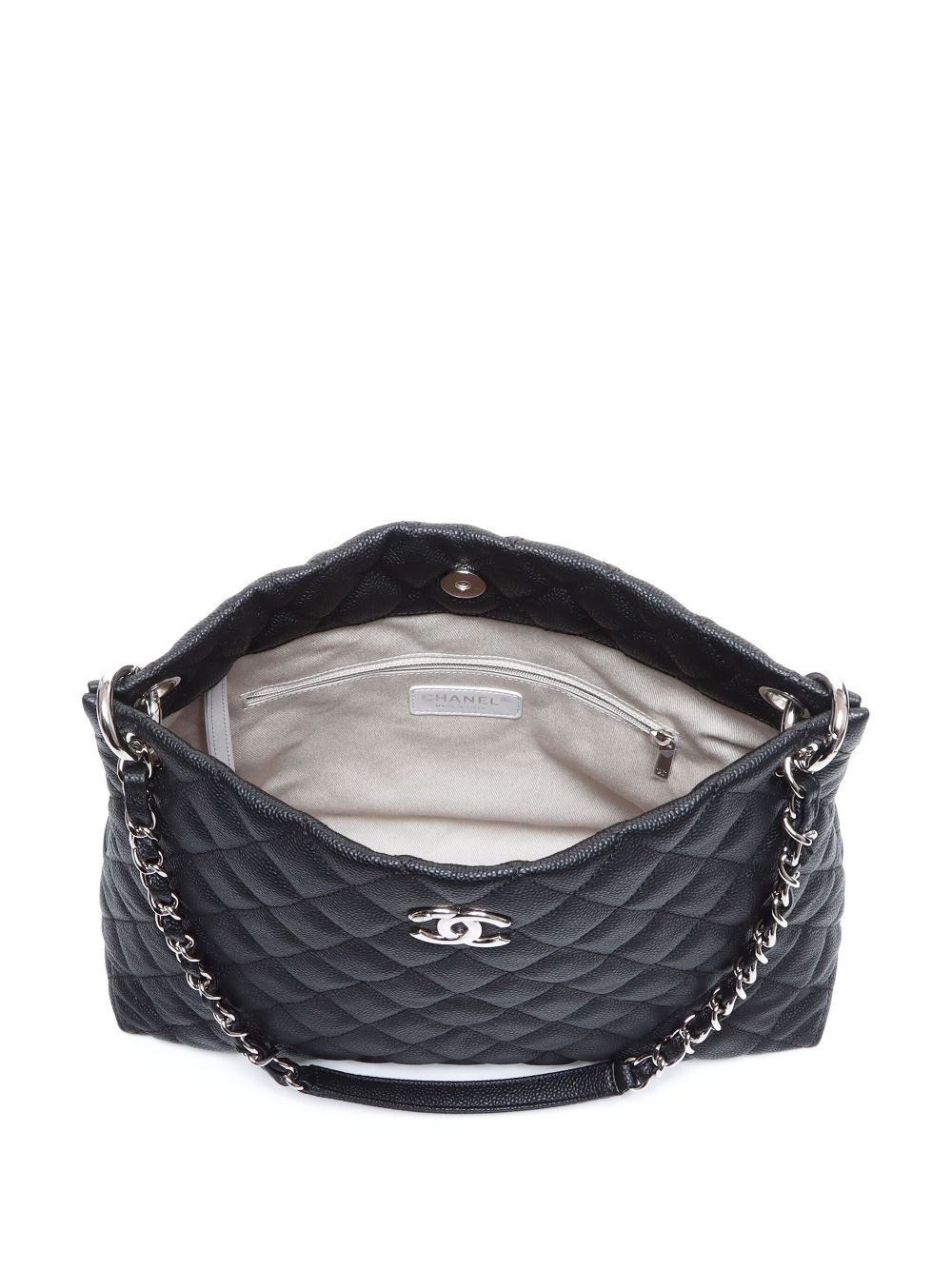 CHANEL 2014 CC diamond-quilted tote bag Women