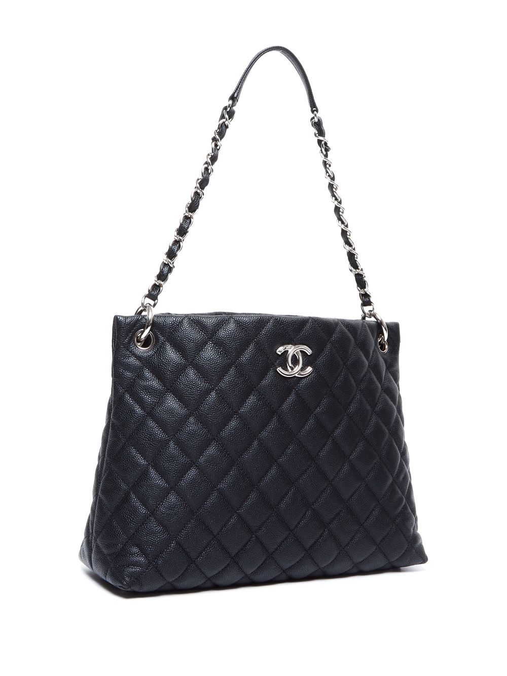 CHANEL 2014 CC diamond-quilted tote bag Women