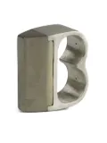 Parts of Four Plate Double ring - Silver