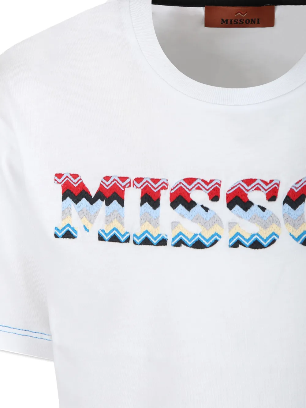 Missoni White T-shirt For Boy With Logo In White