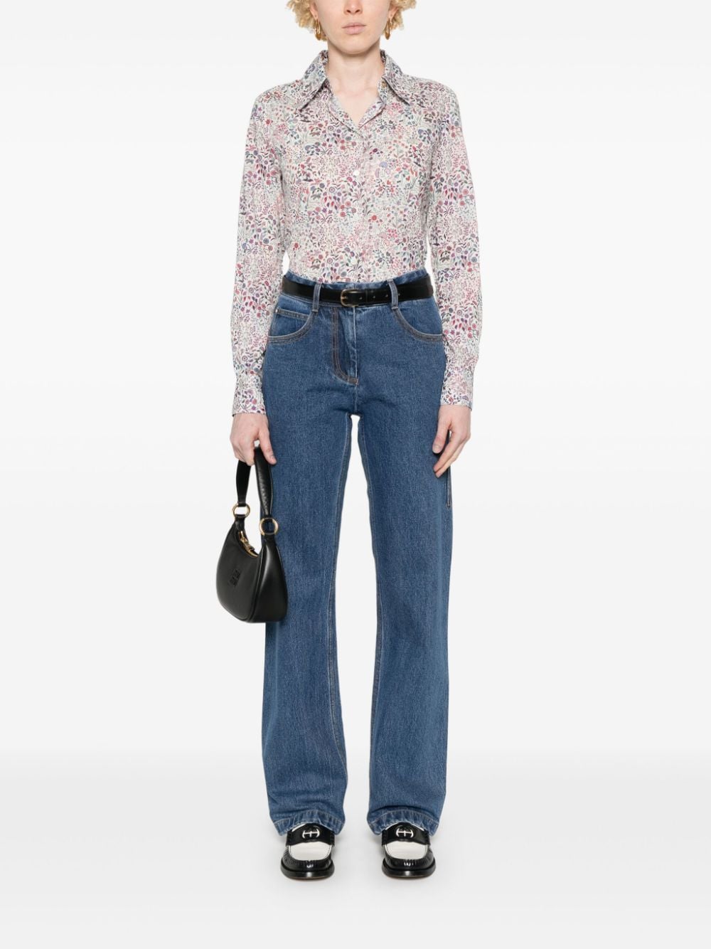 Paul Smith blouse met bloemenprint - Wit