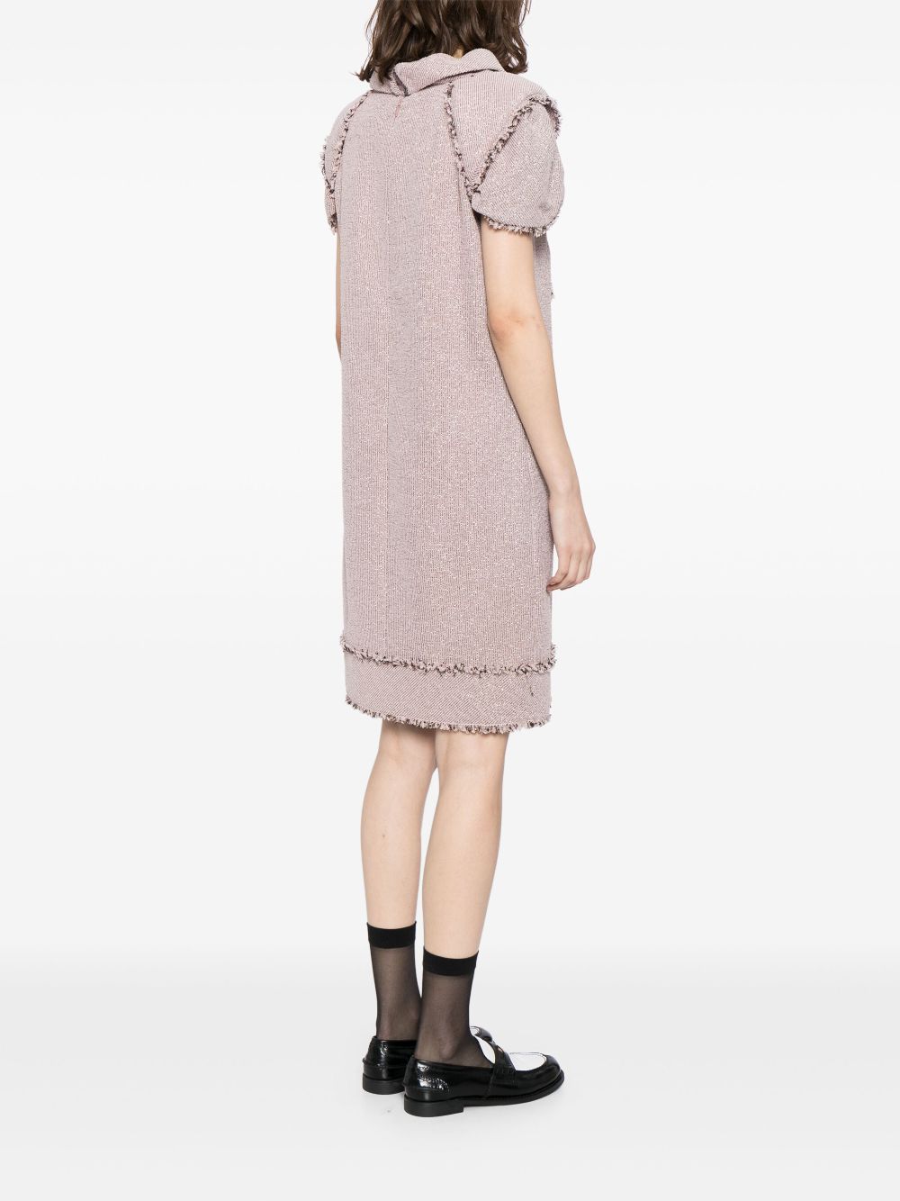 CHANEL 2000s bow-embellished tweed minidress Women