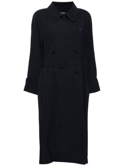 CHANEL 2000s wool trench coat Women