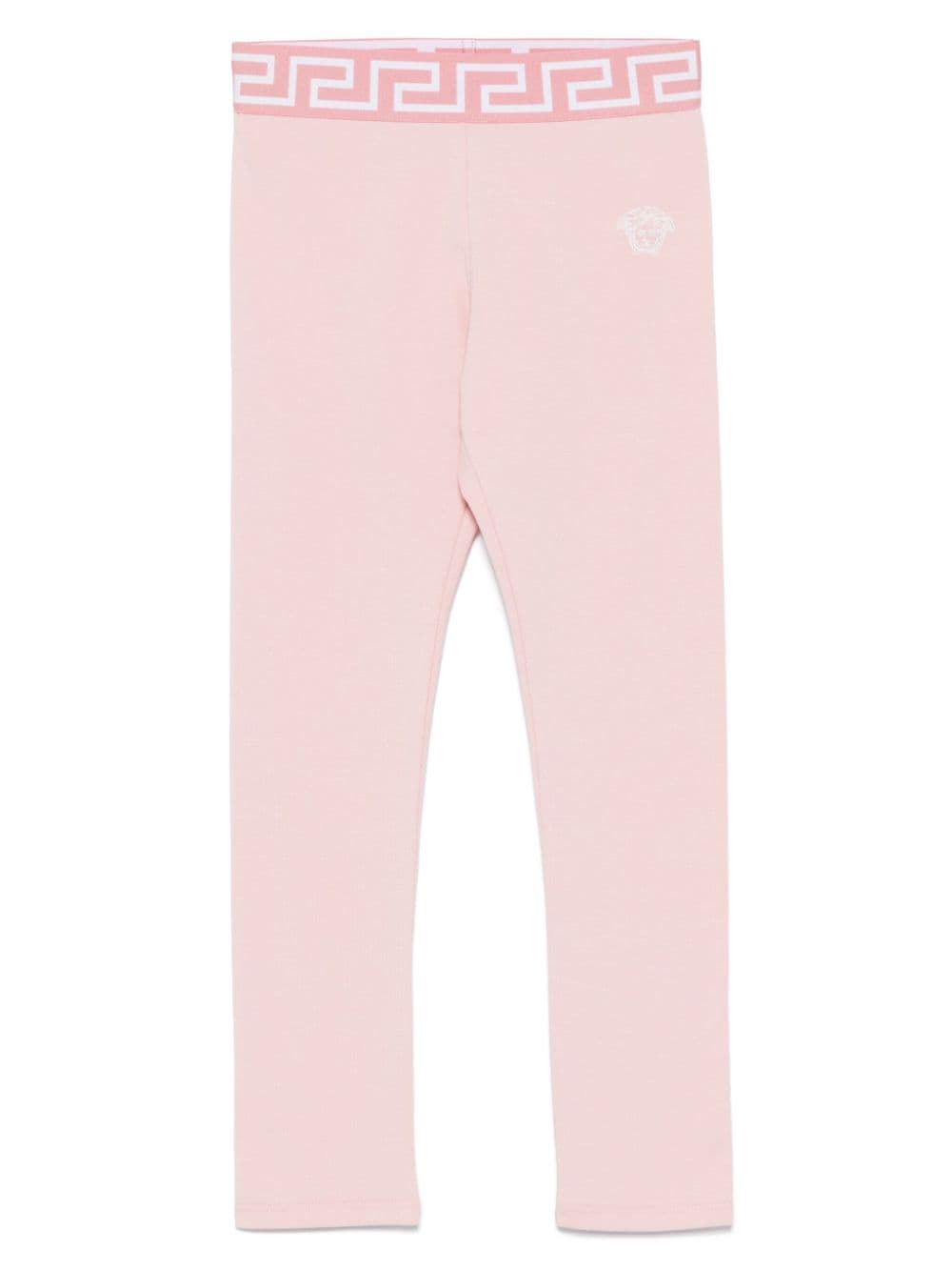 Versace Kids Leggings Greca - Rosa