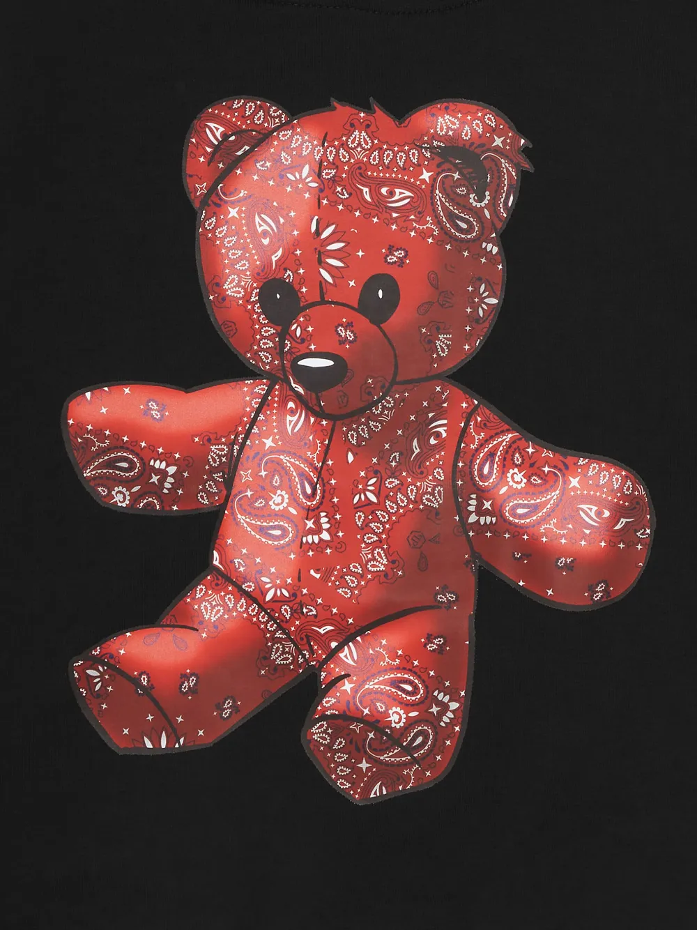 Philipp Plein Junior Hoodie met Teddy Bear-print Zwart