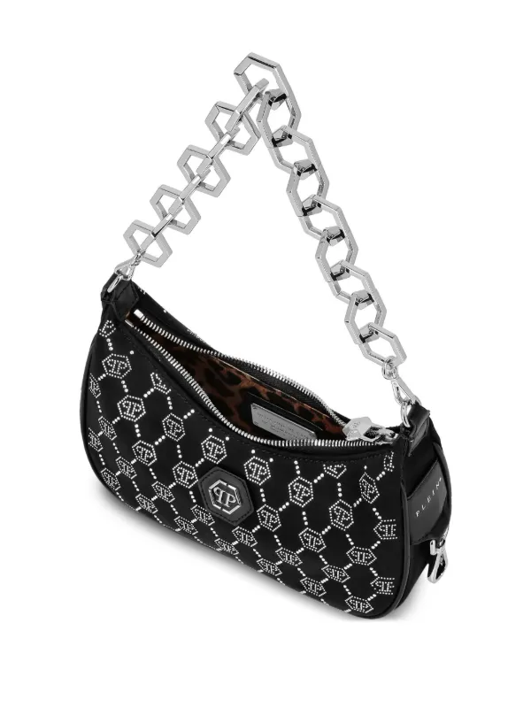 ◆PHILIPP PLEIN◆フィリッププレイン◆ショルダーバッグ◆② Philipp Plein モノグラム ショルダーバッグ | ブラック