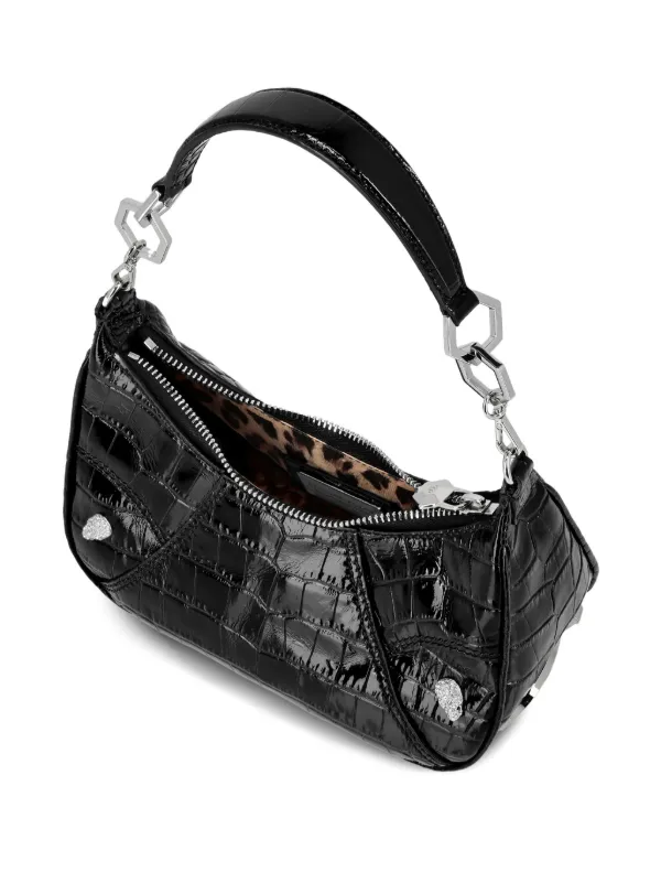 Philipp Plein Gothic Shoulder Bag | Black | FARFETCH JO