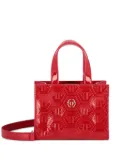 Philipp Plein monogram patent tote bag - Red