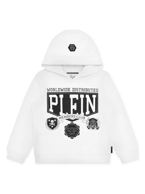 Philipp Plein Junior هودي بطبعة شعار الماركة