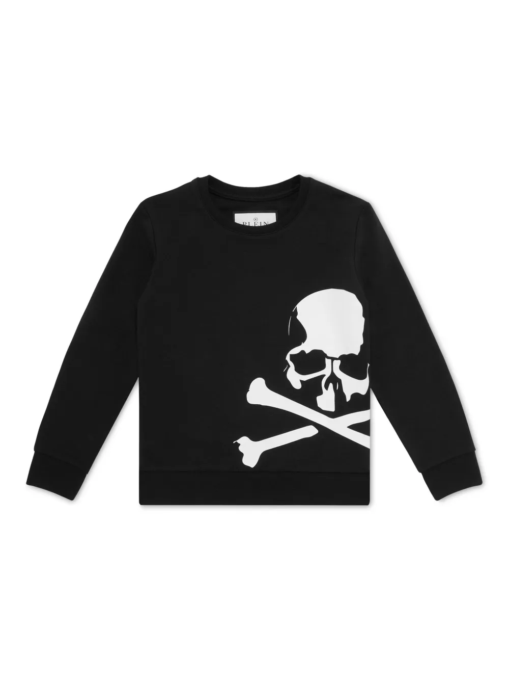Philipp Plein Junior Skull&Bones sweater Zwart