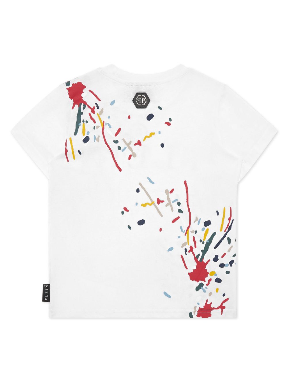 Philipp Plein Junior logo-print T-shirt - White