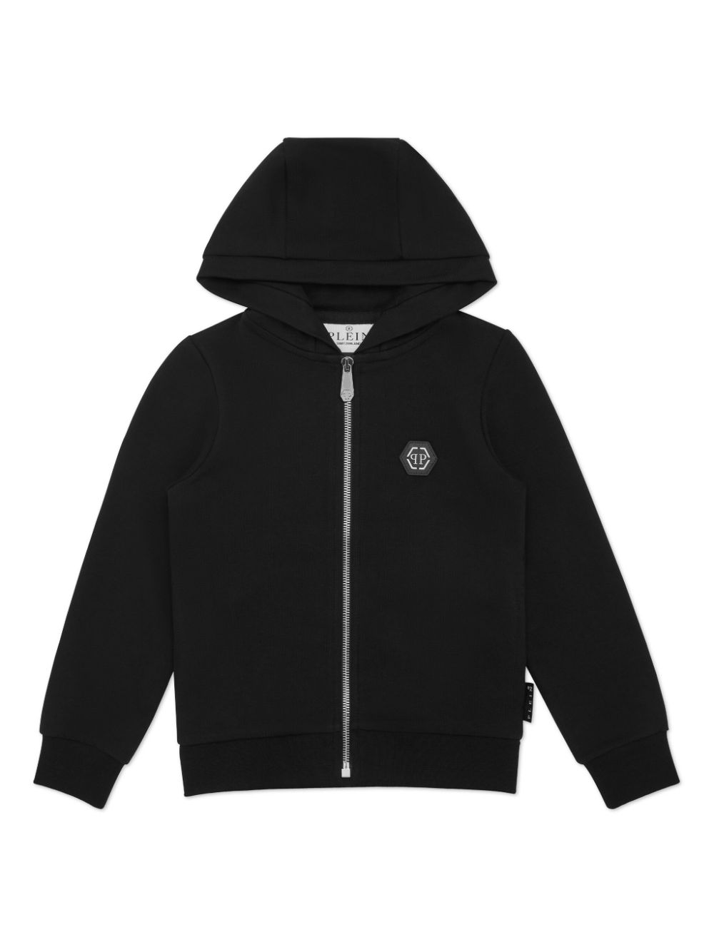 Philipp Plein Junior Teddybeer hoodie Zwart