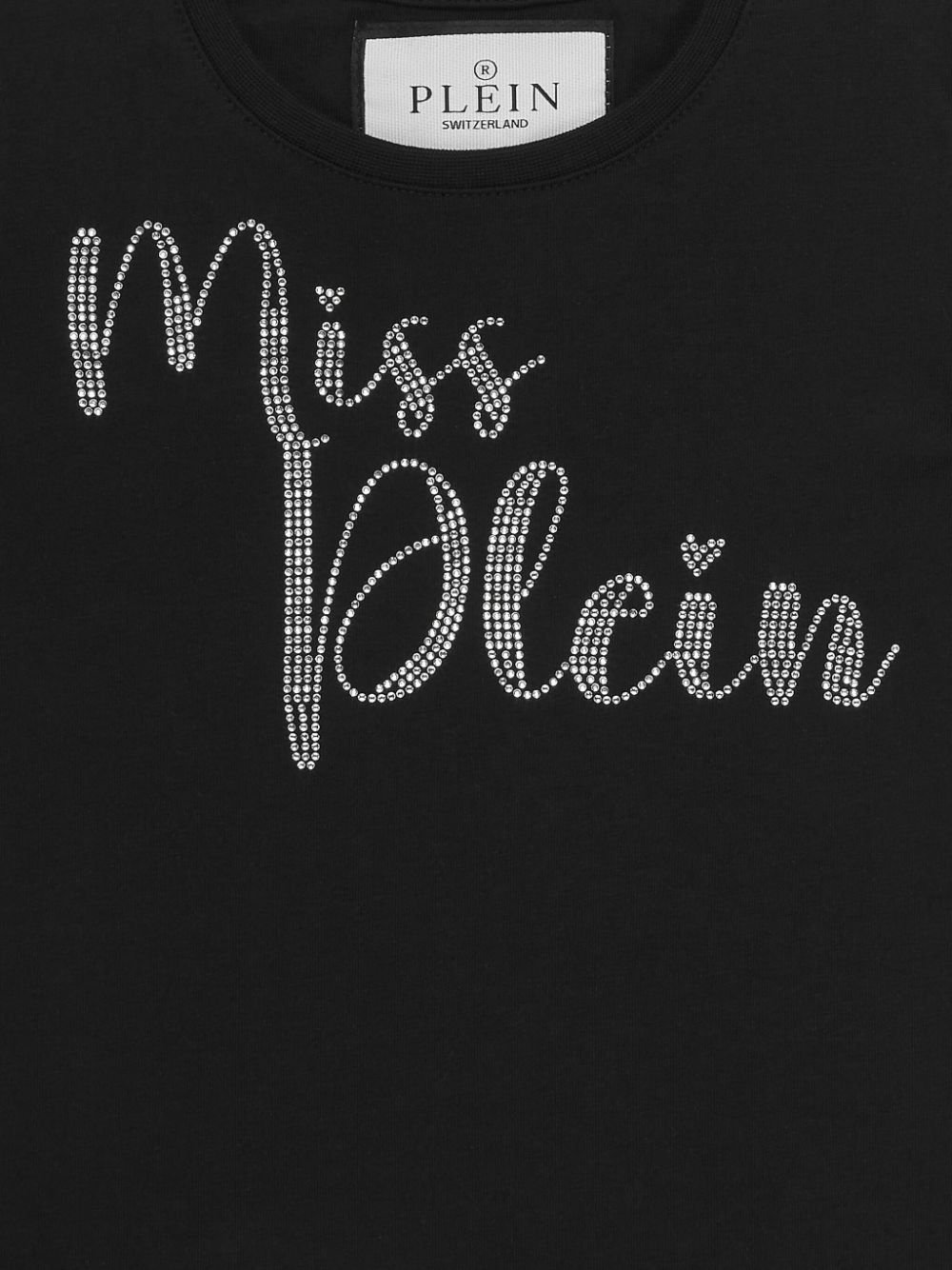 Philipp Plein Junior Pure Miss T-shirt Zwart