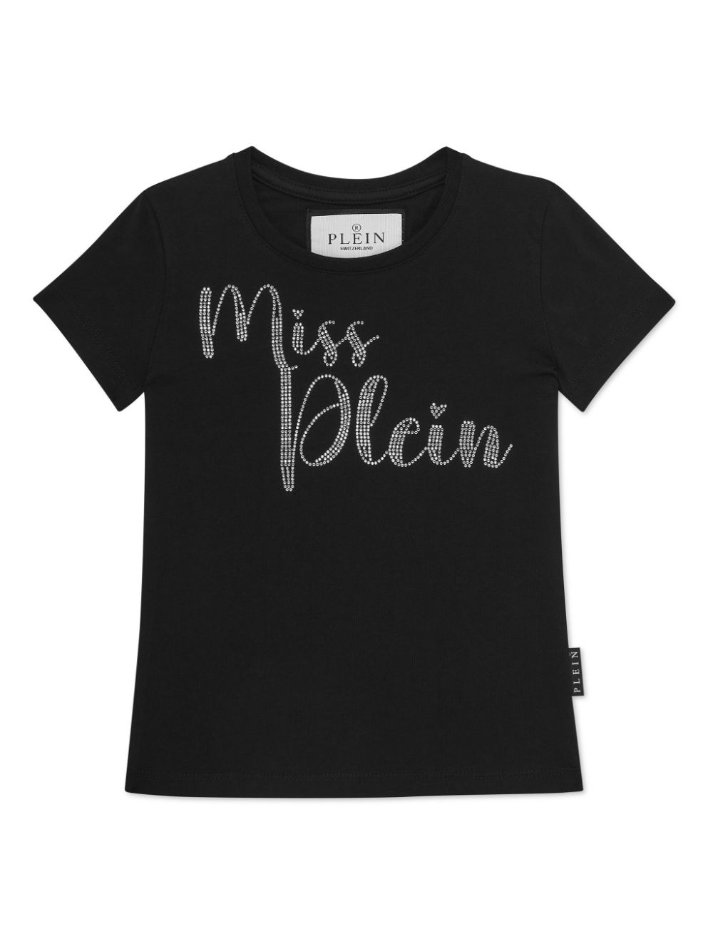 Philipp Plein Junior Pure Miss T-shirt Zwart