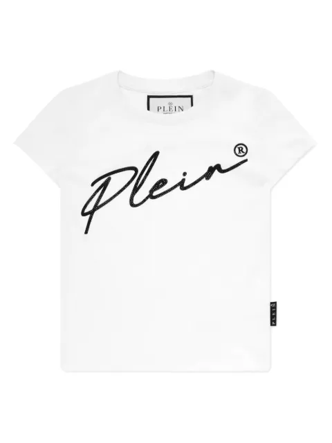 Philipp Plein Junior Camiseta com estampa de logo