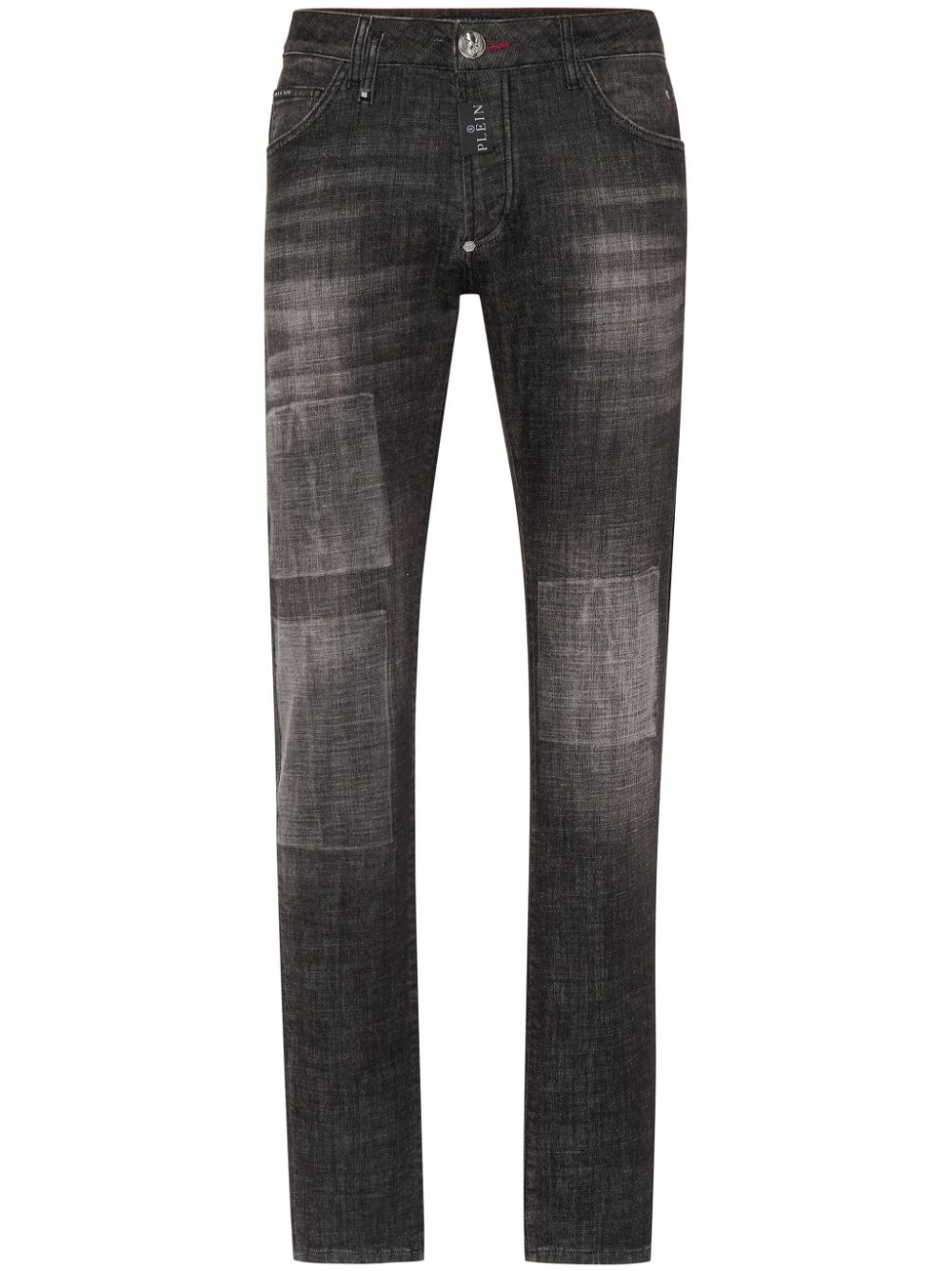 Shop Philipp Plein Straight-leg Jeans In Grey