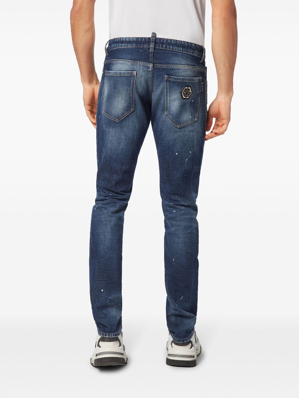 Philipp Plein super-straight cut denim jeans Men