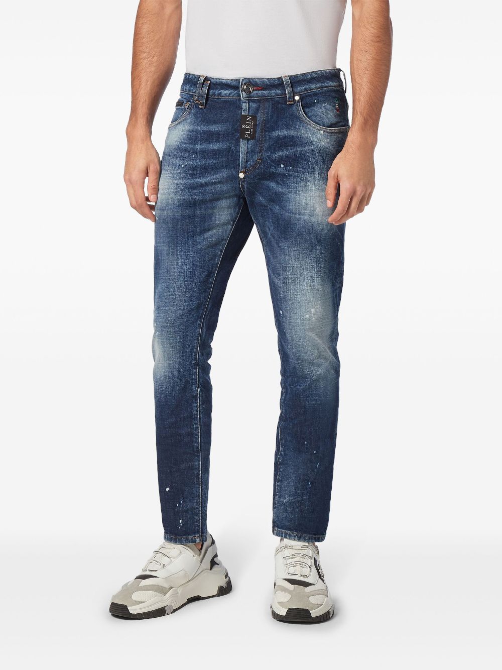 Philipp Plein super-straight cut denim jeans Men