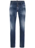 Philipp Plein super-straight cut denim jeans - Blue