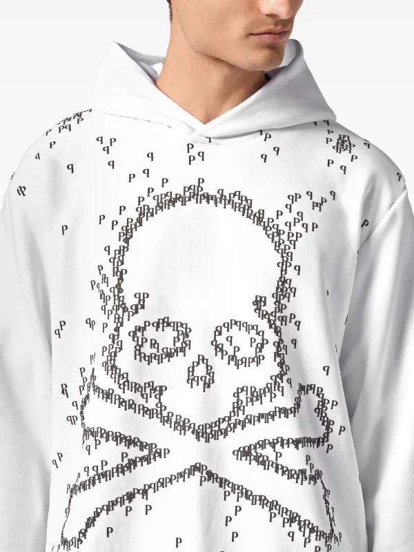 Philipp Plein スカルプリント パーカー | ホワイト | FARFETCH JP