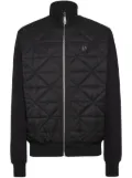 Philipp Plein quilted jogging jacket - Black
