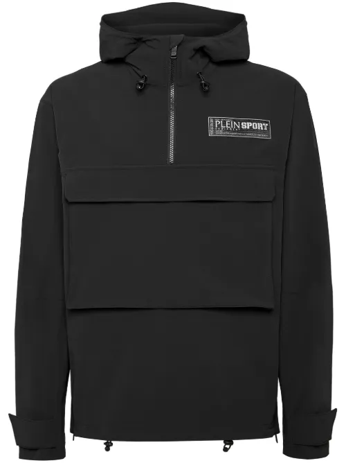 Plein Sport hoodie K-way - Noir - Plein Sport - Modalova
