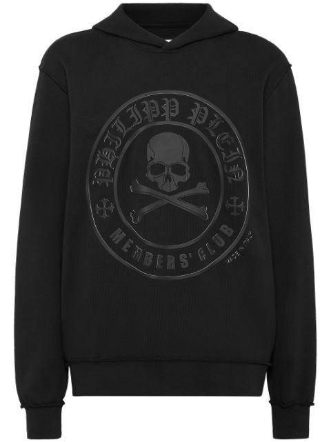 Philipp Plein gothic-print hoodie Men