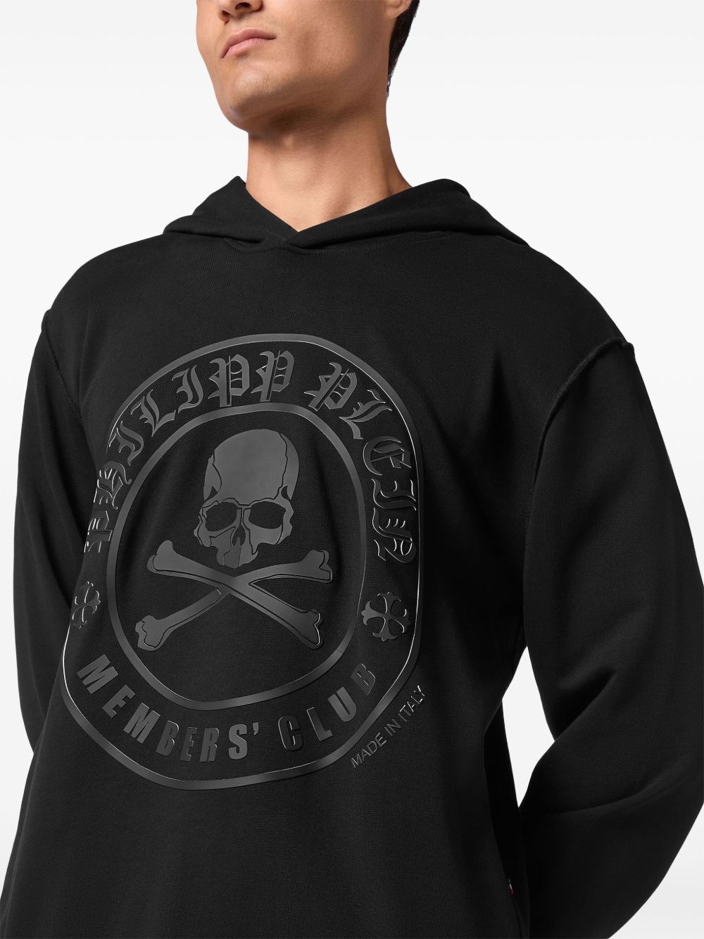 Philipp Plein gothic-print hoodie Men