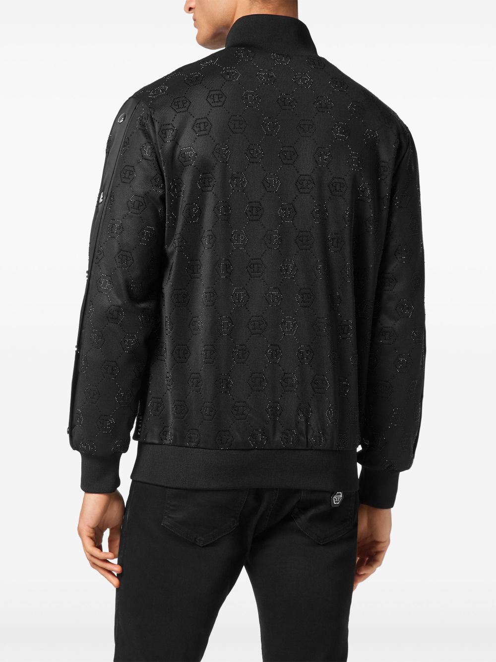 Cheap Philipp Plein monogram-embellished jacket Men