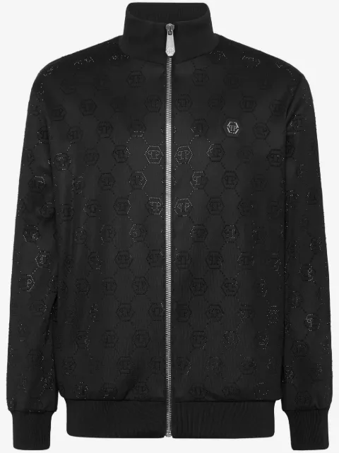Philipp Plein monogram-embellished jacket