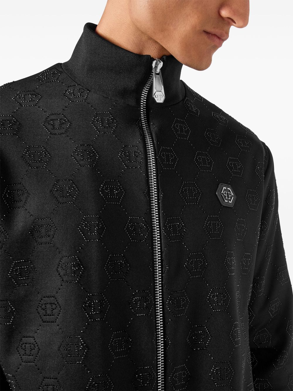 Cheap Philipp Plein monogram-embellished jacket Men