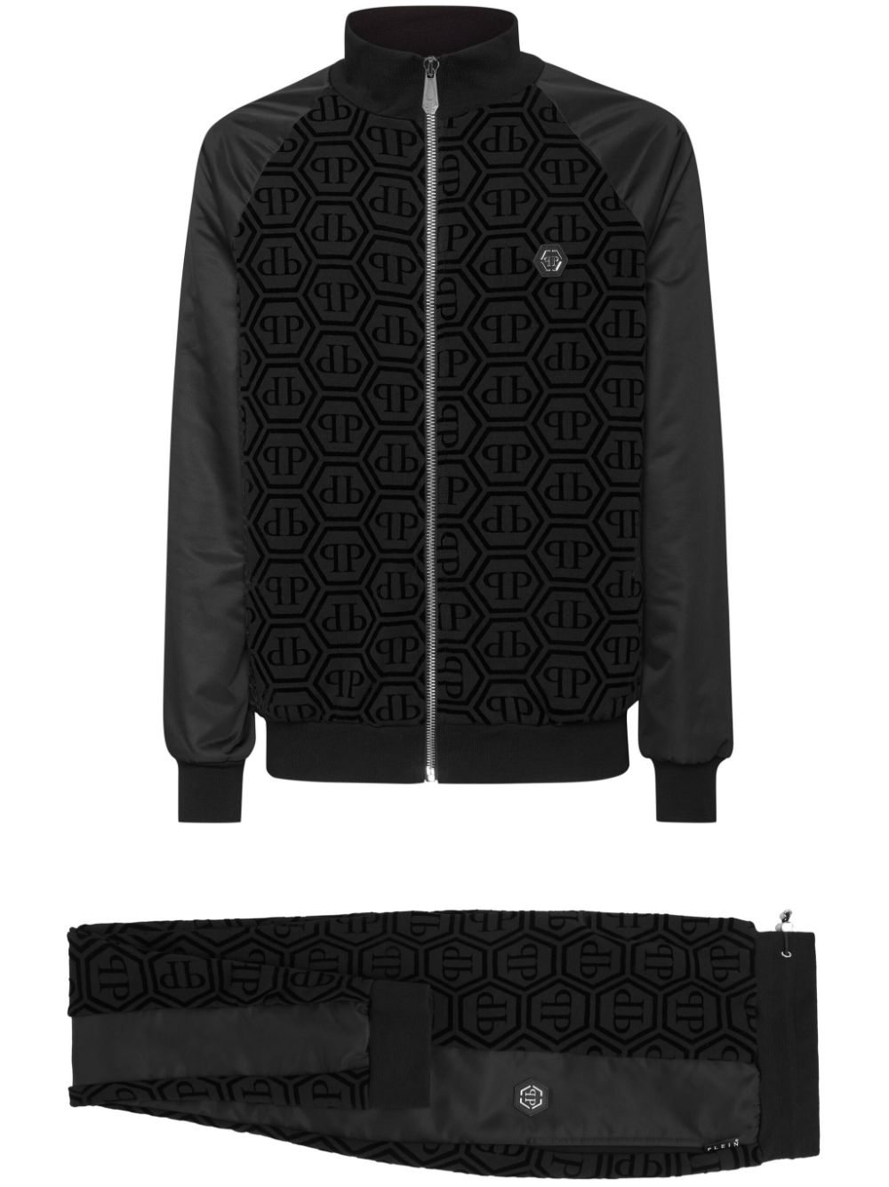 Philipp Plein monogram-pattern tracksuit Men