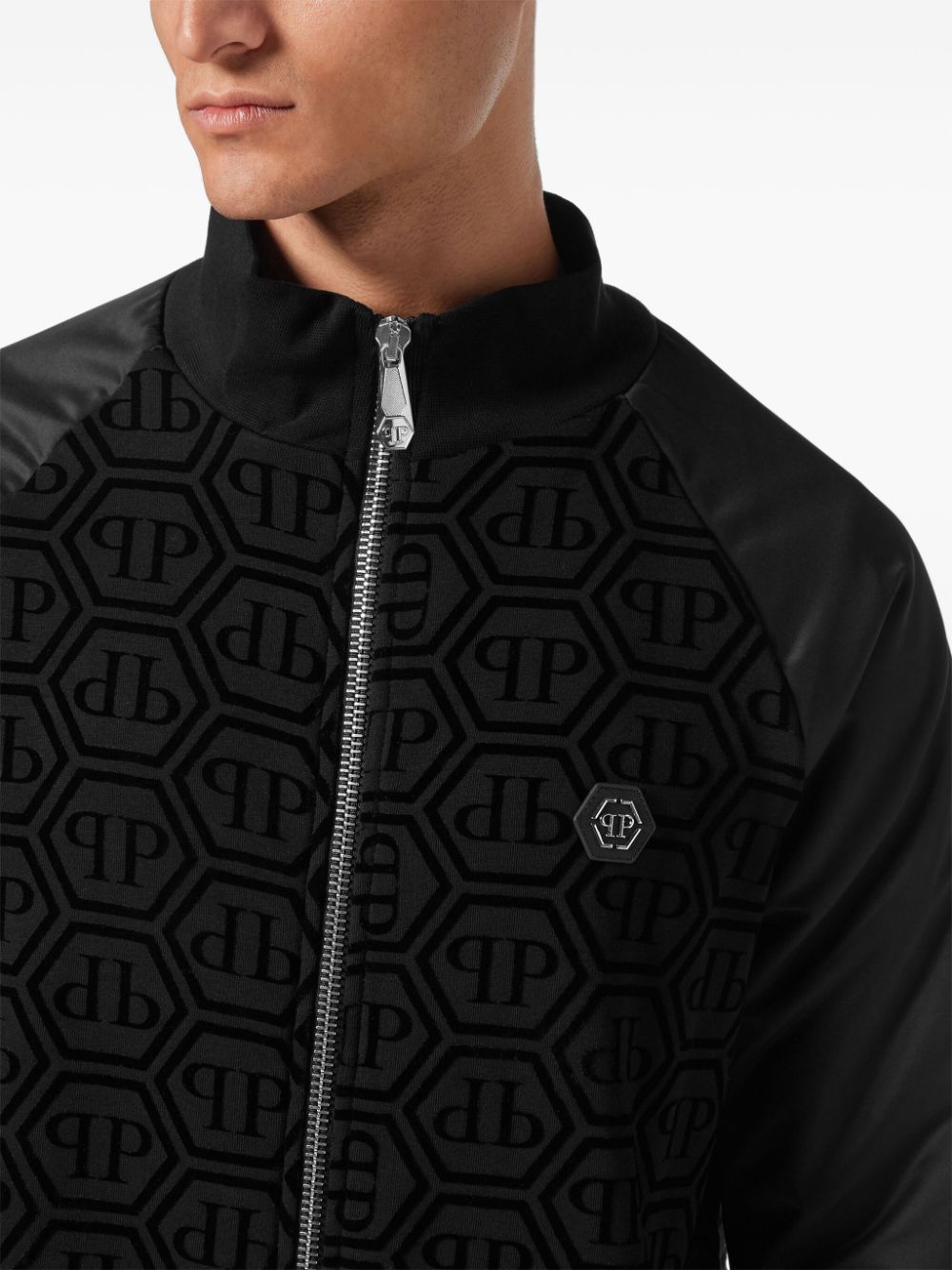 Philipp Plein monogram-pattern tracksuit Men