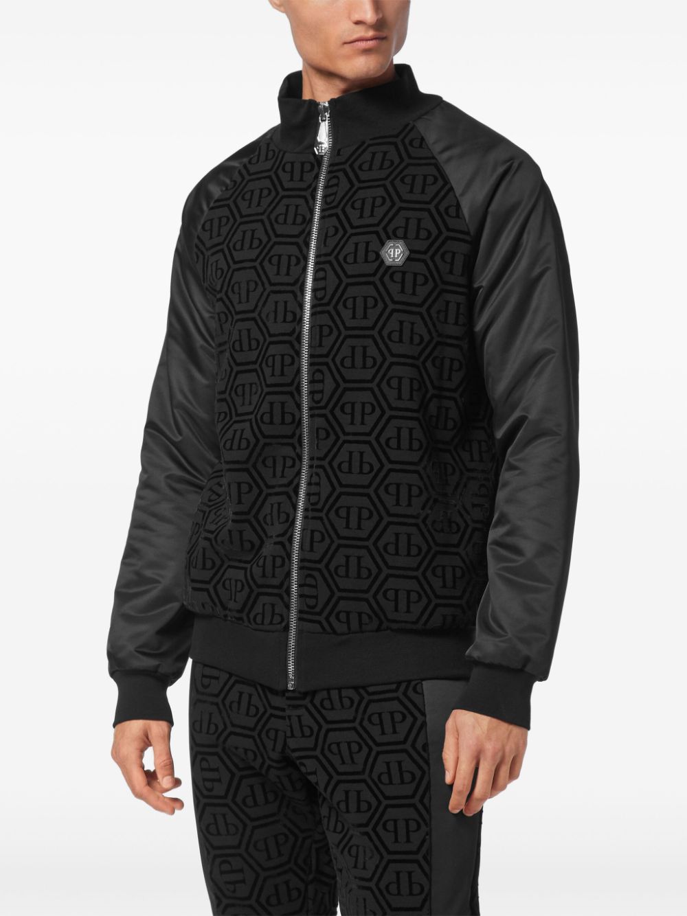 Philipp Plein monogram-pattern tracksuit Men