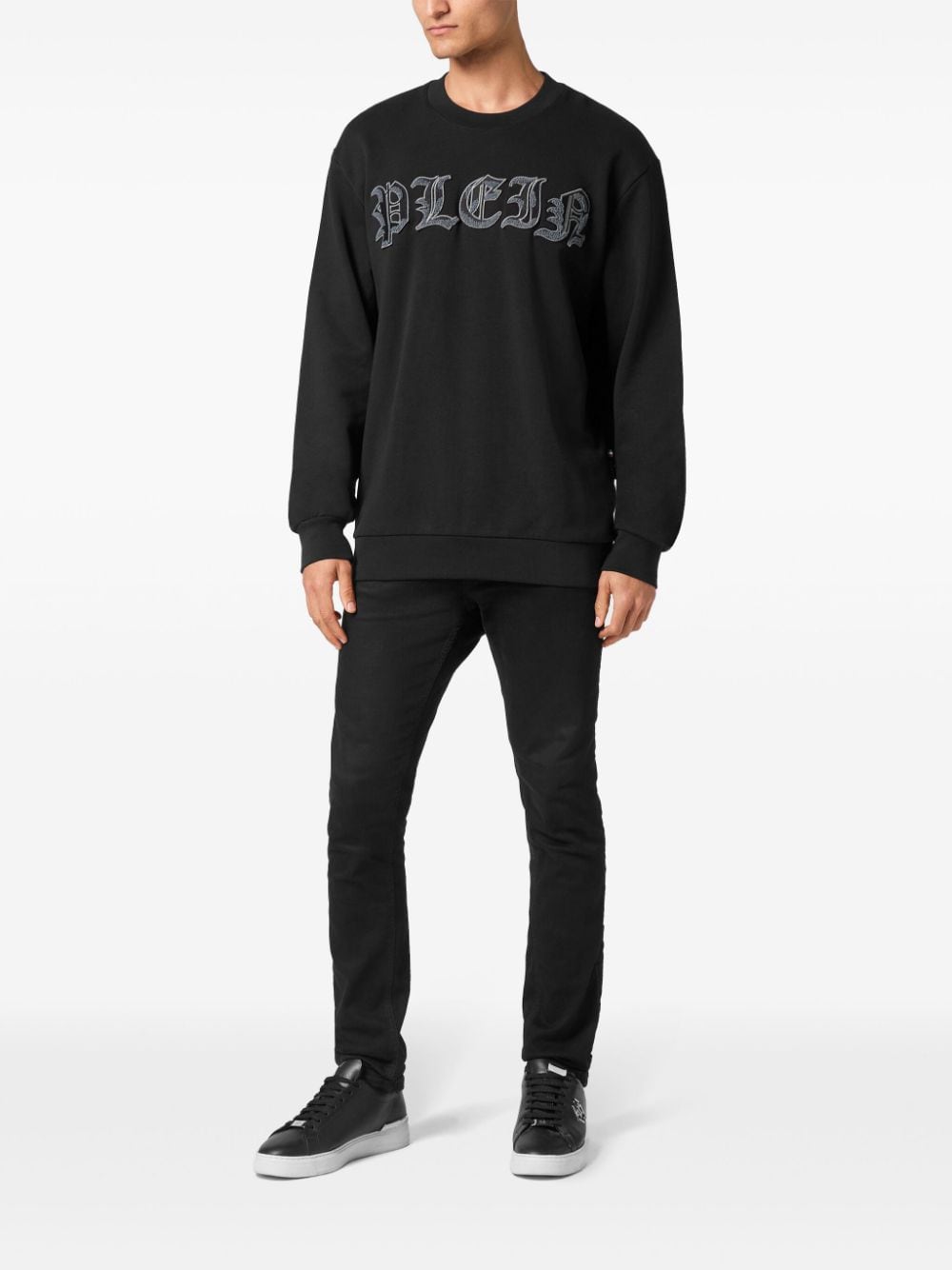 Philipp Plein long sleeve sweatshirt - Zwart