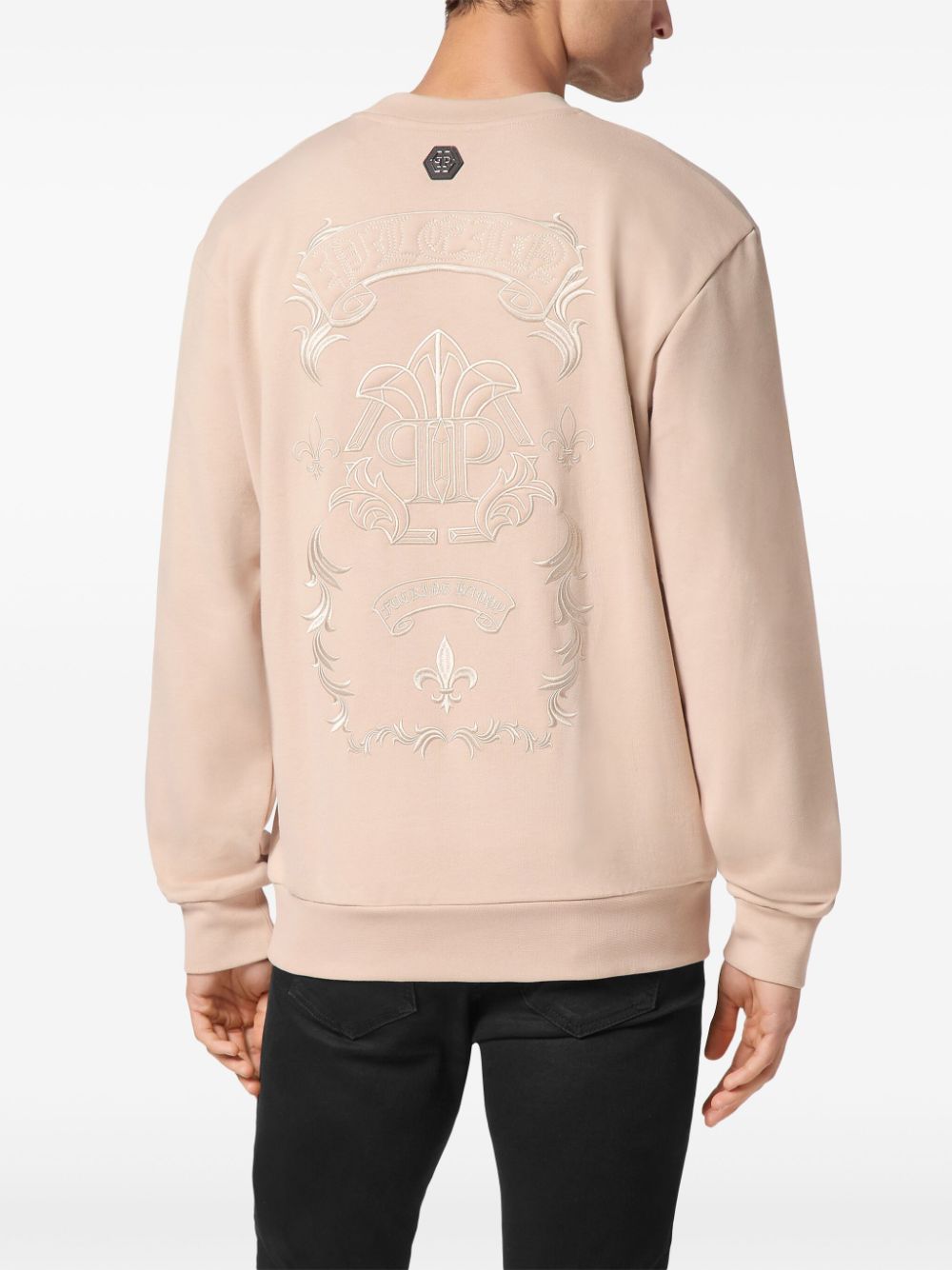 Philipp Plein logo-embroidered sweatshirt Men