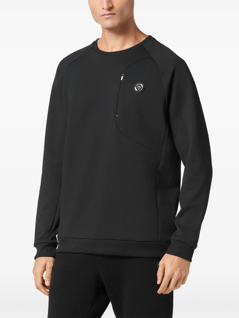 Plein Sport Racing sweater Zwart