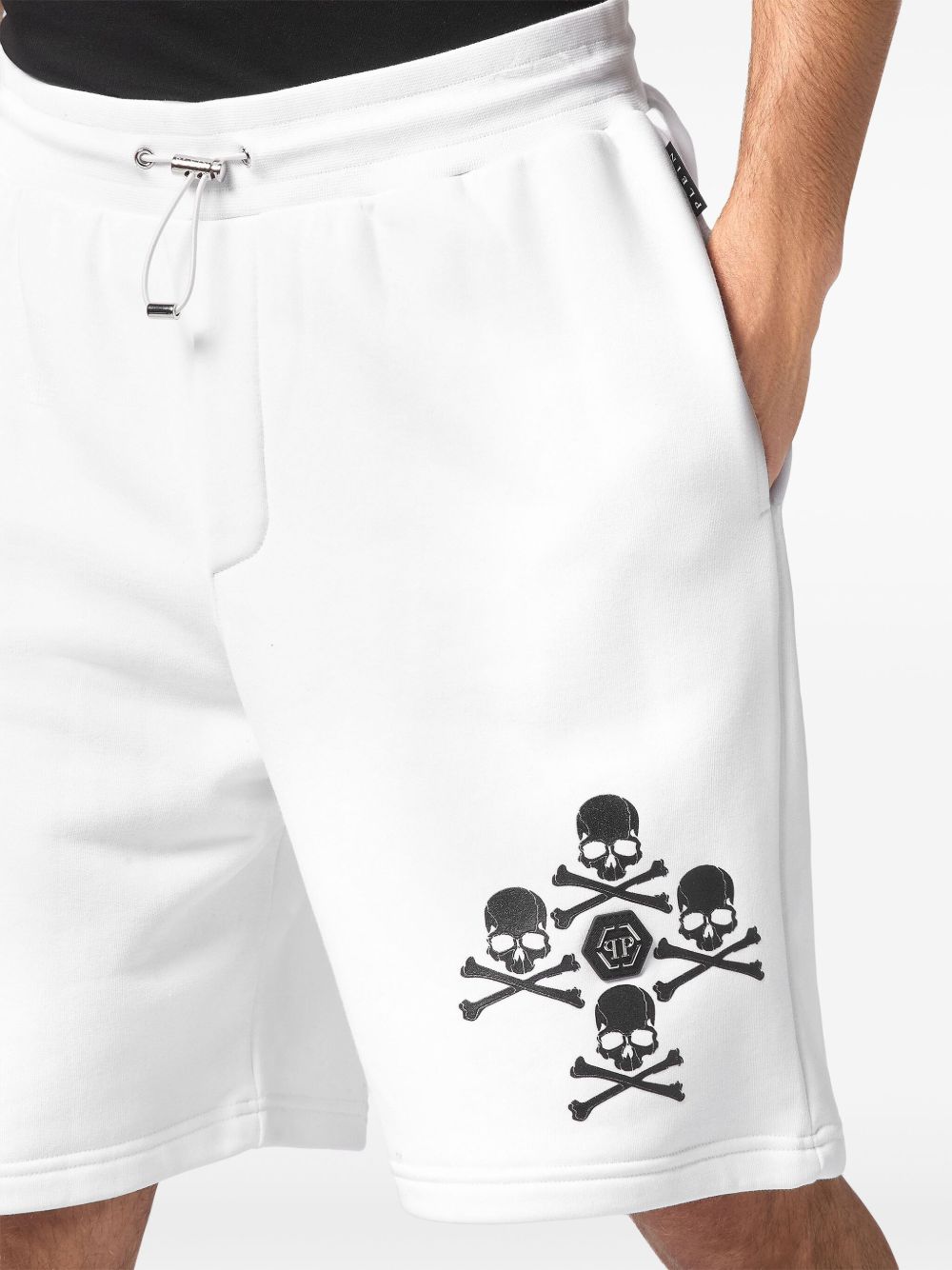 Philipp Plein skull-print shorts Men