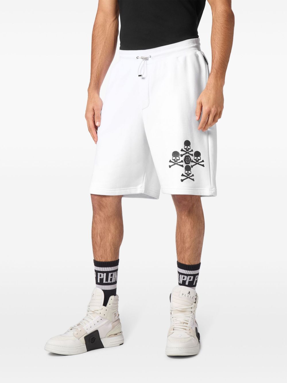 Philipp Plein skull-print shorts Men