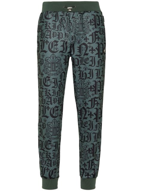 Philipp Plein Gothic Plein-print track pants Men