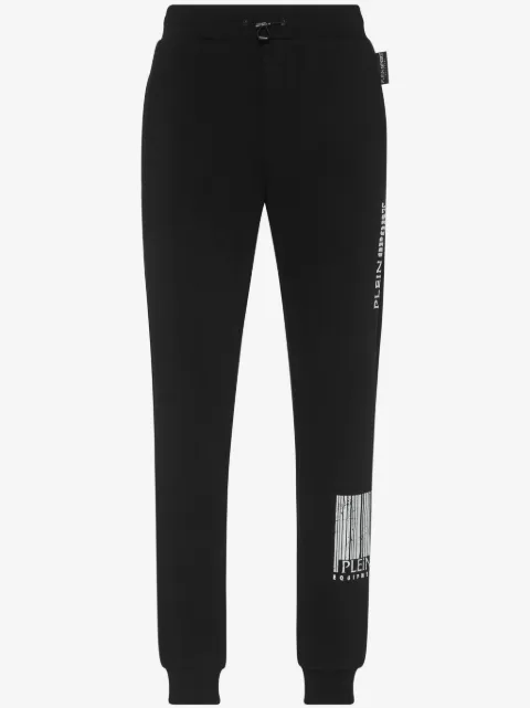 Plein Sport Barcode jogging trousers