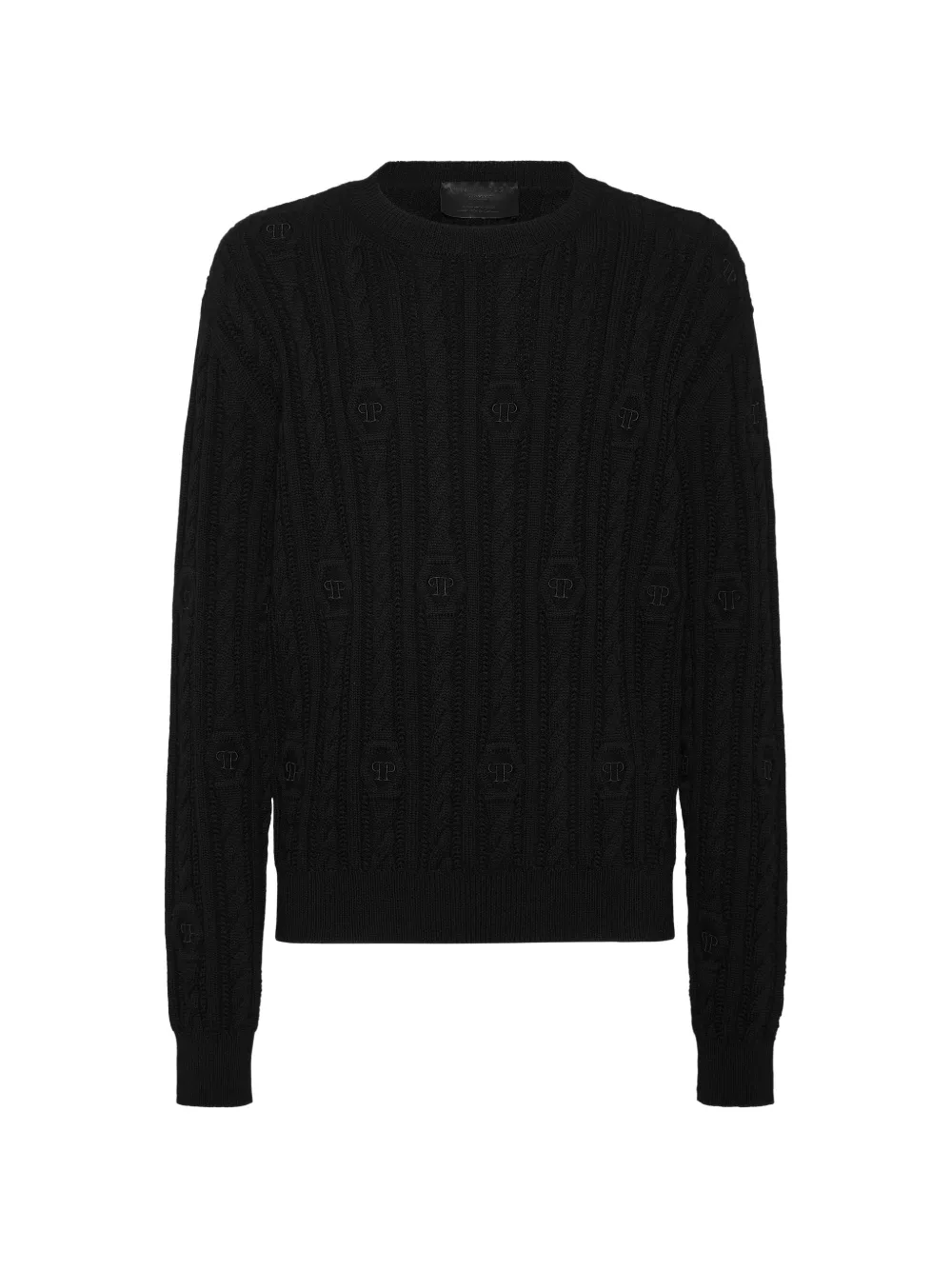 Philipp Plein Maglione con ricamo - Nero