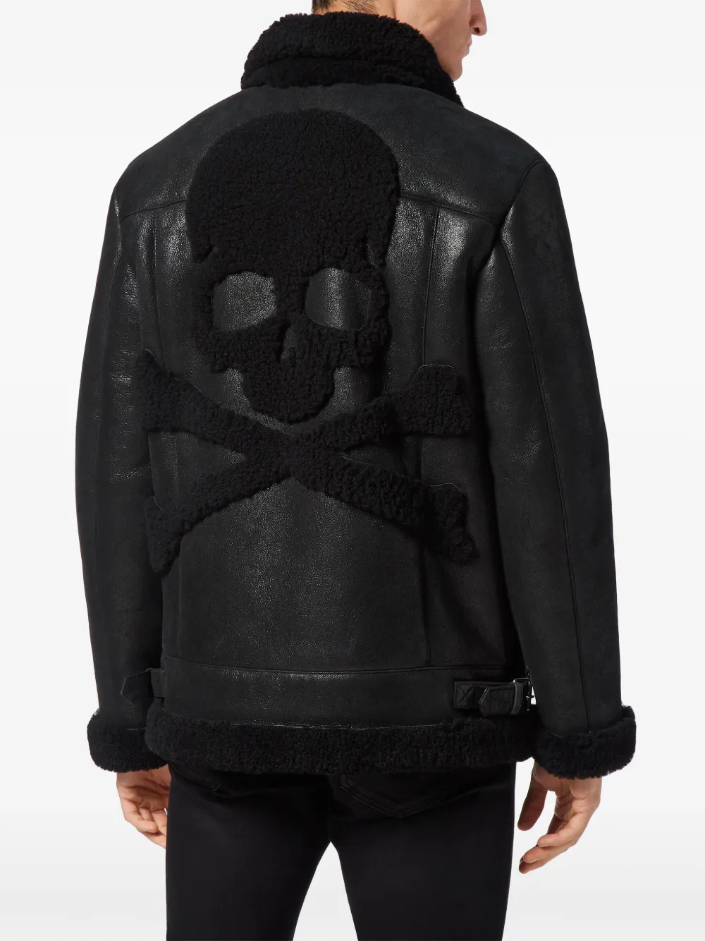 Philipp Plein Lammy bikerjack Zwart