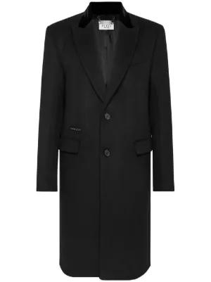 Rick Owens Slim Drella Coat | Black | FARFETCH