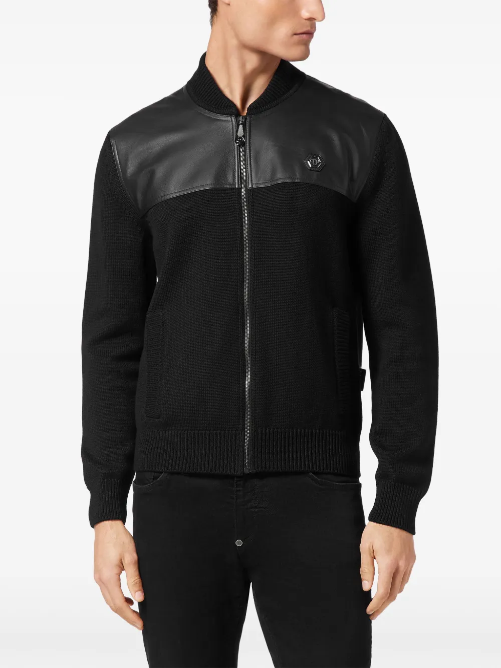 Philipp Plein Skull bomberjack Zwart