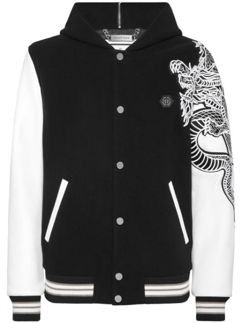 Philipp Plein monogram bomber jacket Men